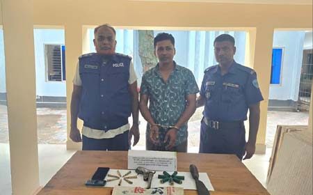 যুবদল সভাপতি আগ্নেয়াস্ত্র