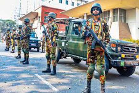 সেনাবাহিনীকে নির্বাহী ম্যাজিস্ট্রেটের ক্ষমতা দিয়েছে সরকার