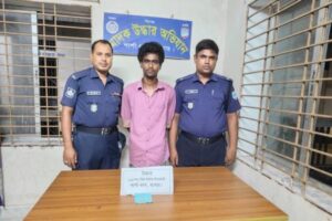 পুলিশের অভিযানে ইয়াবাসহ এক মাদক কারবারি আটক