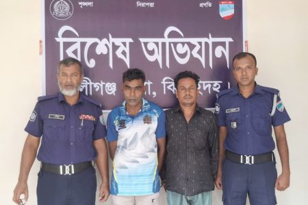 কালীগঞ্জে দুই পরোয়ানাভুক্ত দুই আসামি গ্রেফতার