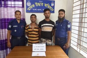 পুলিশের অভিযানে ইয়াবা ট্যাবলেটসহ দুই মাদক ব্যবসায়ী আটক