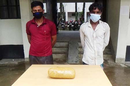 মহেশপুরে গাঁজাসহ ২ মাদক ব্যবসায়ী আটক