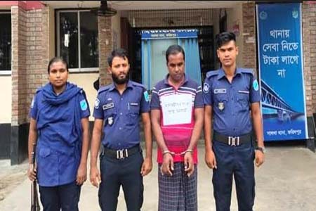 সালথায় যাবজ্জীবন সাজাপ্রাপ্ত পলাতক আসামী গ্রেফতার