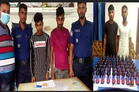 শার্শা সীমান্তে মাদক সহ আটক-৪