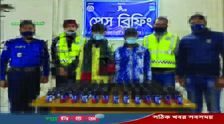 বেনাপোলে ফেনসিডিলসহ আটক -২
