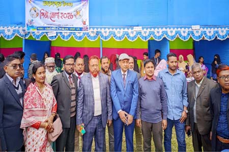 ধামইরহাটে এম এম সরকারি ডিগ্রি কলেজের উদ্যোগে দিনব্যাপি পিঠা মেলা