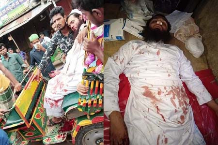 মসজিদের ঈমাম রক্তাক্ত