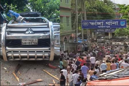 ভাঙ্গায় ভাঙচুর ঘটনায় ইসির বরাবর