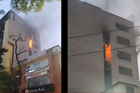 রাজধানীর বনানীতে বহুতল ভবনে আগুন, বেড়ছে তীব্রতা - নিয়ন্ত্রণে ৮ ইউনিট