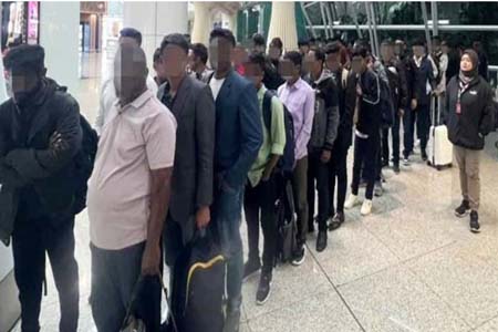 বিমানবন্দর থেকে ৬৮ বিদেশিকে আটক
