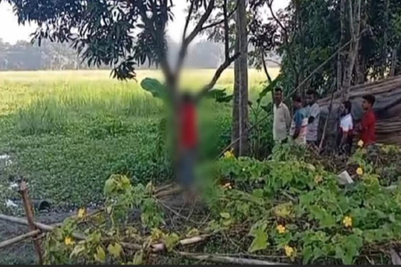 ফরিদপুরে আমগাছে ঝুলন্ত অবস্থায় যুবকের মরদেহ উদ্ধার