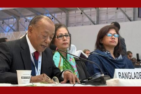 ভূমির সুরক্ষা ছাড়া জলবায়ু সহনশীলতা ও খাদ্য নিরাপত্তা নিশ্চিত করা সম্ভব নয় - পরিবেশমন্ত্রী