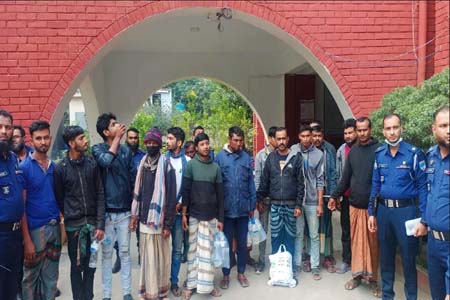 শার্শায় ওয়ারেন্ট ভুক্ত ১৫ আসামি গ্রেফতার