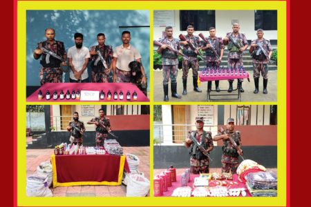 যশোর সিমান্ত এলাকায় বিজিবি অভিযানে মাদকদ্রব্য ও চোরাচালান পণ্যসহ আটক-১