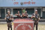 সীমান্ত থেকে ভারতীয় নেশা জাতীয় সিরাপ উদ্ধার