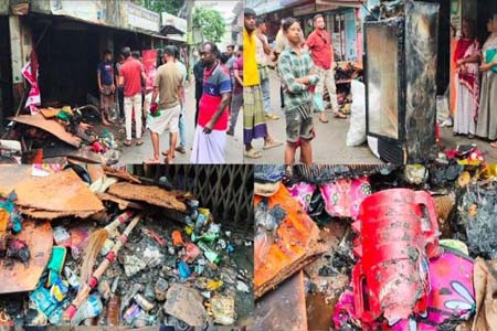 দোকানে ভয়াবহ অগ্নিকাণ্ডে