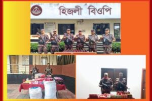 বেনাপোল সীমান্ত এলাকায় বিজিবি অভিযানে মাদকদ্রব্য ও চোরাচালান পণ্য আটক 