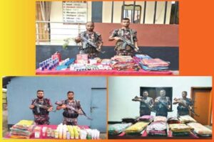 বেনাপোলে বিজিবির অভিযানে চোরাচালানী মালামাল আটক