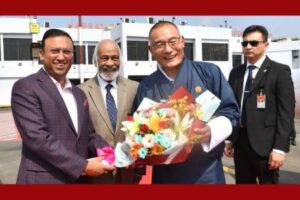 ঢাকায় ভুটানের প্রধানমন্ত্রী শেরিং তোবগের স্বল্পসময়ের যাত্রাবিরতি