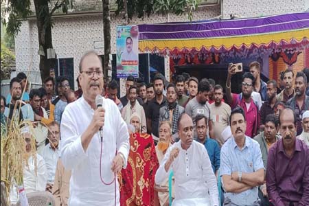 কায়বা ইউনিয়নে তৃপ্তির গণসংযোগ লিফলেট বিতরণ