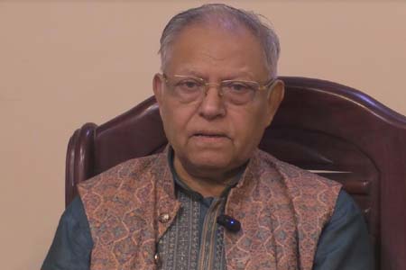 নোয়াখালী-২/ হত্যার হুমকির প্রতিবাদে নৌকার প্রার্থীর সংবাদ সম্মেলন