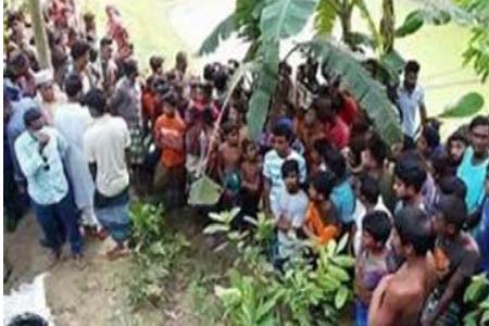 বিল থেকে বস্তাবন্দি মরদেহ
