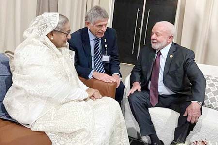 ব্রাজিলের প্রেসিডেন্ট এর সঙ্গে সৌজন্য সাক্ষাৎ