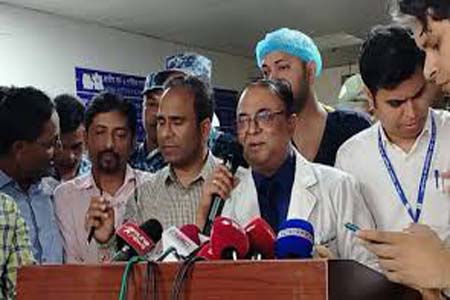 মাইলস্টোনে দুর্ঘটনায় দগ্ধ