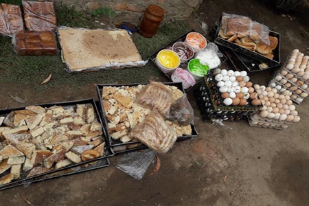 অস্বাস্থ্যকর কেক বিক্রি