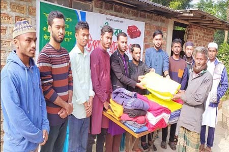 ছাতকে ছাত্রশিবিরের উদ্যোগে শীতবস্ত্র বিতরণ
