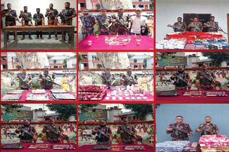 চোরাচালান পণ্যসহ ভারতীয় নাগরিক আটক