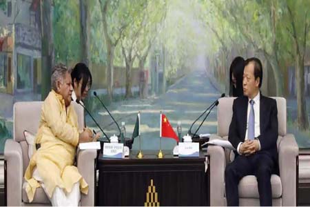 ও চীনের পরিবহন মন্ত্রীর বৈঠক