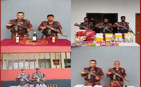 ৫ লক্ষ টাকা মূল্যের কসমেটিক্স সামগ্রী