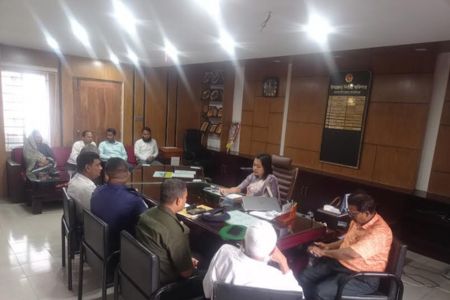 ডাসারে মাসিক আইনশৃঙ্লা সভা অনুষ্ঠিত 