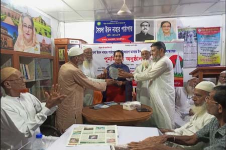 ডাসারে সৈয়দা ইরান নাহার পাঠাগারের উদ্যোগে মুক্তিযোদ্ধাদের পূনর্মিলনী অনুষ্ঠান