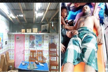 আশাশুনিতে সন্ত্রাসী স্টাইলে হামলায় ইউপি কার্যালয় ভাংচুর, আহত ৭