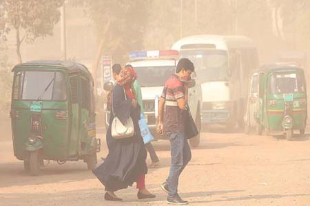 dhaka polluted