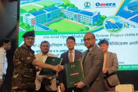 ঢাকা রেসিডেনসিয়াল মডেল কলেজ  ৬০০ কিলোওয়াট সৌরবিদ্যুৎ প্রকল্প চালু করল