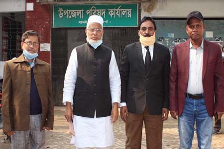 উপজেলা চেয়ারম্যানের সাথে দৈনিক মায়ের আঁচল পত্রিকার সম্পাদকের সৌজন্য স্বাক্ষাত