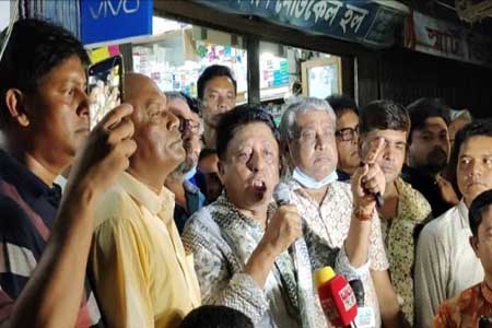 মহরম আলীকে বরখাস্ত না করলে আন্দোলন থামবে না -ধীরেন্দ্র দেবনাথ শম্ভু