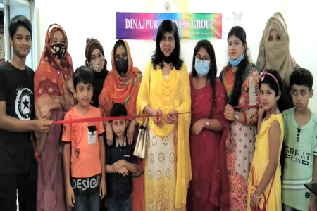 “দিনাজপুর বিজনেস গ্রুপ” ফিতা কেটে উদ্বোধন করলেন এমপি জুই
