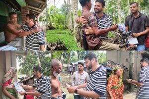 মানুষের ভালোবাসা নিয়ে সাদিপুর ১ নম্বর ওয়ার্ডে পঞ্চম দিনের গণসংযোগে ইমদাদুল হক ইমদাদ