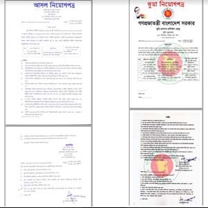 ওয়েবসাইট নকল করে নিয়োগ