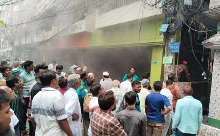 লায়লা ভবনে অগ্নিকান্ড