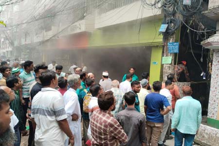 লায়লা ভবনে অগ্নিকান্ড