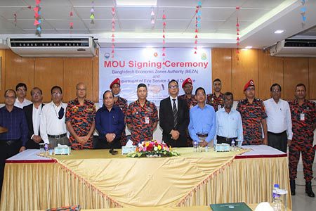 অর্থনৈতিক অঞ্চলের অগ্নিনিরাপত্তায় বেজার সাথে ফায়ার সার্ভিসের সমঝোতা স্মারক স্বাক্ষরিত