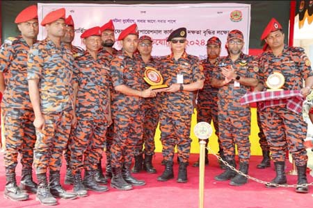 ফায়ার সার্ভিসের আন্তঃবিভাগীয় পেশাগত প্রতিযোগিতা সম্পন্ন