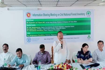 বৃক্ষ নিধন রোধ ও সংরক্ষণ করা না হলে পার্বত্য অঞ্চলের অপার সৌন্দর্য্য রূপকথায় পরিণত হবে -পার্বত্য প্রতিমন্ত্রী 