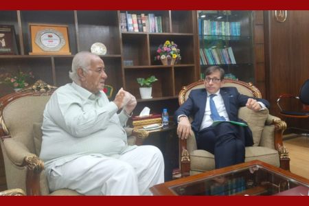 পার্বত্য চট্টগ্রাম বিষয়ক মন্ত্রীর সাথে ফ্রান্সের রাষ্ট্রদূতের সাক্ষাৎ