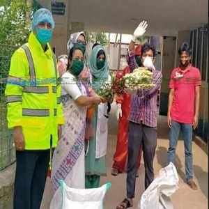 ফুলবাড়ীতে করোনা জয় করে বাড়ী ফিরে গেল তাজুল